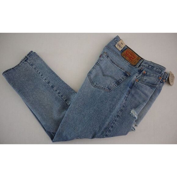 Levi's 501 Men's Sz 36x30 Blue '93 Straight Leg Button Fly Jeans $80 - Picture 7 of 8